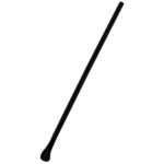 Sugrörssked Svart 7x250mm